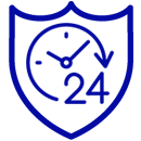 24 Hour Security Icon